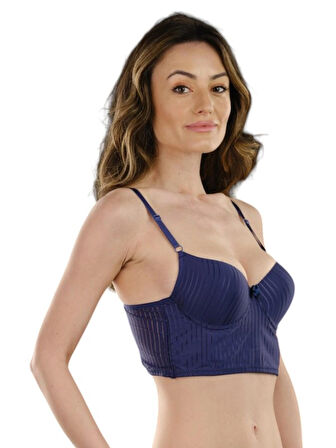 STORMED İç Giyim Kadın Bralet Çizgi Desen Destekli Sütyen 640