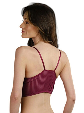 STORMED İç Giyim Kadın Bralet Çizgi Desen Destekli Bralet Sütyen 640