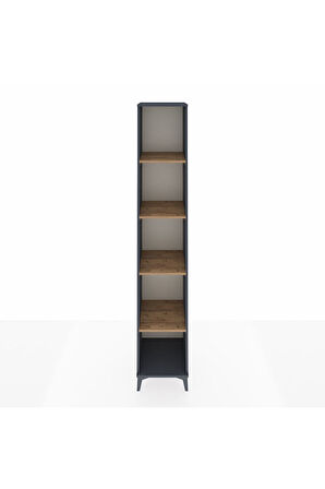 Hyperion Dolap 6 Raflı 44x44x243 Antrasit-Çam