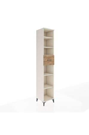 Hyperion Dolap 5 Raflı Tek Çekmeceli 44x44x243 Aytaşı-Çam