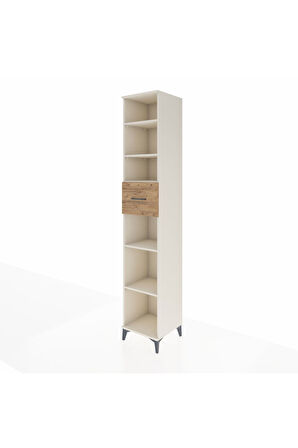 Hyperion Dolap 5 Raflı Tek Çekmeceli 44x44x243 Aytaşı-Çam