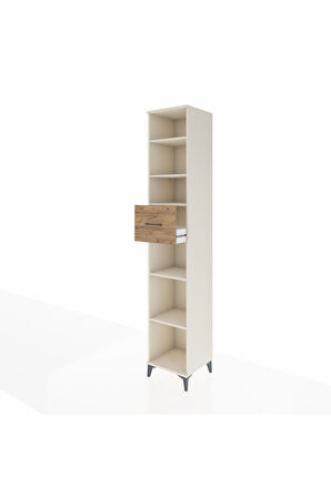 Hyperion Dolap 5 Raflı Tek Çekmeceli 44x44x243 Aytaşı-Çam