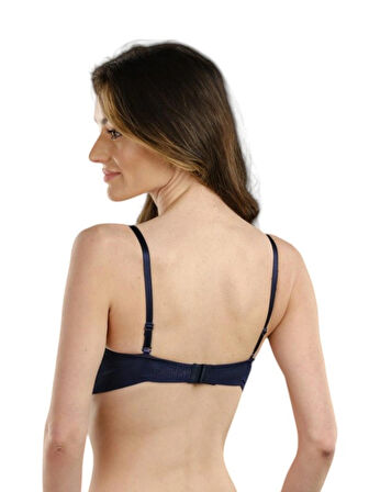 STORMED İç Giyim Kadın Lotus Birleşik Cup Destekli Sütyen Lacivert 650