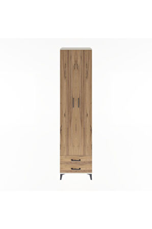 Hyperion Dolap 6 Raflı 2 Çekmeceli 2 Kapaklı 60x44x243 Aytaşı-Çam