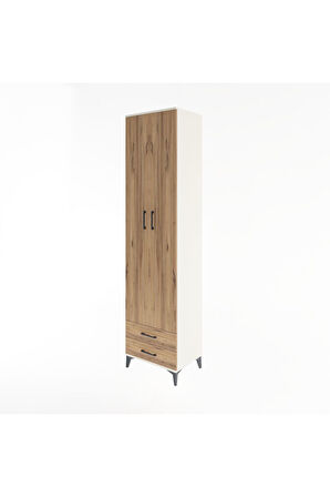 Hyperion Dolap 6 Raflı 2 Çekmeceli 2 Kapaklı 60x44x243 Aytaşı-Çam