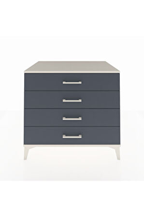 Kronos Şifonyer 4 Çekmeceli 88x59x80 Aytaşı-Antrasit