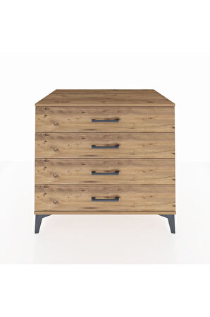 Kronos Şifonyer 4 Çekmeceli 88x59x80 Çam-Çam