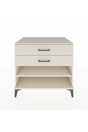 Kronos Şifonyer Tek Raflı 2 Çekmeceli 88x59x80 Aytaşı-Aytaşı
