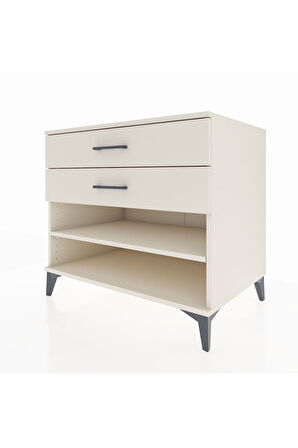 Kronos Şifonyer Tek Raflı 2 Çekmeceli 88x59x80 Aytaşı-Aytaşı