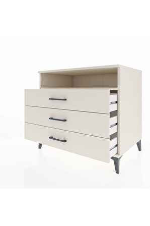 Kronos Şifonyer Tek Raflı 3 Çekmeceli 88x59x80 Aytaşı-Aytaşı