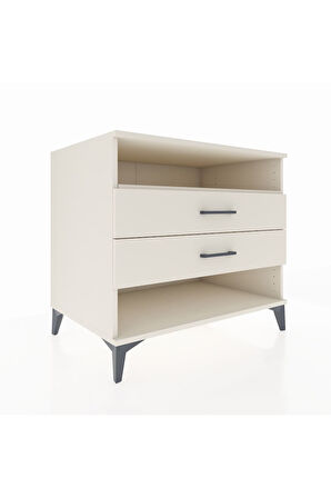 Kronos Şifonyer Tek Raflı 2 Çekmeceli 88x59x80 Aytaşı-Aytaşı