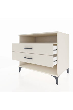 Kronos Şifonyer Tek Raflı 2 Çekmeceli 88x59x80 Aytaşı-Aytaşı