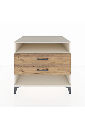 Kronos Şifonyer Tek Raflı 2 Çekmeceli 88x59x80 Aytaşı-Çam