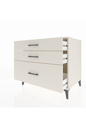 Kronos Şifonyer 3 Çekmeceli 88x59x80 Aytaşı-Aytaşı