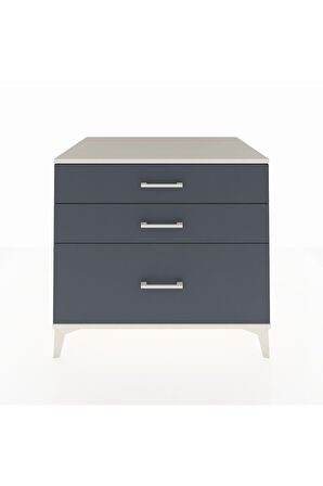 Kronos Şifonyer 3 Çekmeceli 88x59x80 Aytaşı-Antrasit