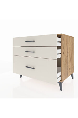 Kronos Şifonyer 3 Çekmeceli 88x59x80 Çam-Aytaşı