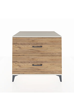 Kronos Şifonyer 2 Çekmeceli 88x59x80 Aytaşı-Çam