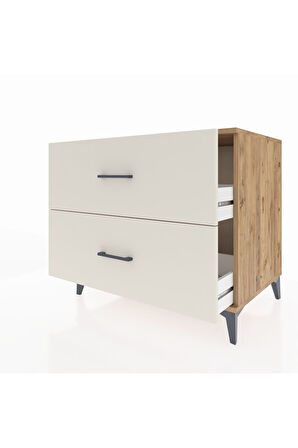 Kronos Şifonyer 2 Çekmeceli 88x59x80 Çam-Aytaşı