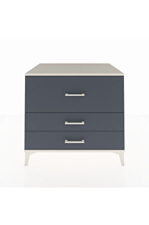 Kronos Şifonyer 3 Çekmeceli 88x59x80 Aytaşı-Antrasit