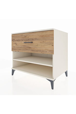 Kronos Şifonyer Tek Raflı Tek Çekmeceli 88x59x80 Aytaşı-Çam