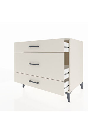Kronos Şifonyer 3 Çekmeceli 88x59x80 Aytaşı-Aytaşı