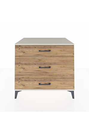 Kronos Şifonyer 3 Çekmeceli 88x59x80 Aytaşı-Çam