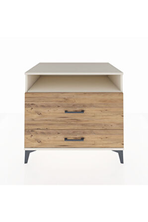 Kronos Şifonyer Tek Raflı 2 Çekmeceli 88x59x80 Aytaşı-Çam