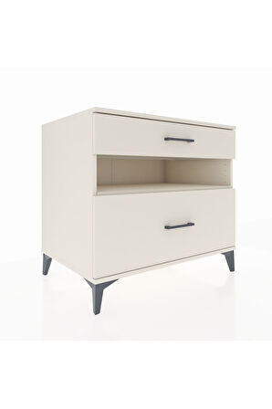 Kronos Şifonyer Tek Raflı 2 Çekmeceli 88x59x80 Aytaşı-Aytaşı