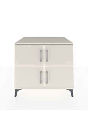 Kronos Şifonyer 3 Raflı 4 Kapaklı 88x59x80 Aytaşı-Aytaşı