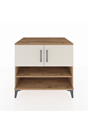 Kronos Şifonyer 3 Raflı 2 Kapaklı 88x59x80 Çam-Aytaşı