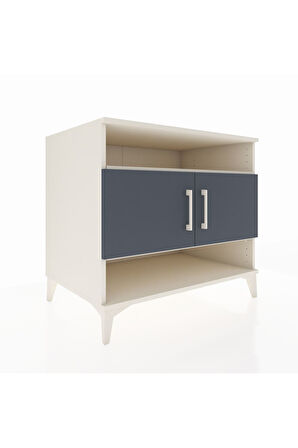 Kronos Şifonyer 3 Raflı 2 Kapaklı 88x59x80 Aytaşı-Antrasit