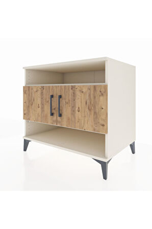 Kronos Şifonyer 3 Raflı 2 Kapaklı 88x59x80 Aytaşı-Çam