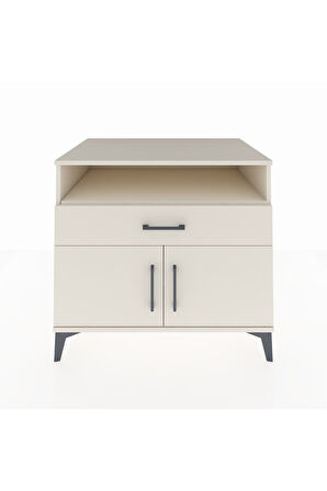 Kronos Şifonyer 2 Raflı Tek Çekmeceli 2 Kapaklı 88x59x80 Aytaşı-Aytaşı