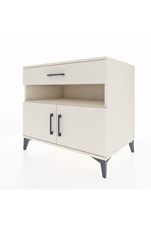 Kronos Şifonyer 2 Raflı Tek Çekmeceli 2 Kapaklı 88x59x80 Aytaşı-Aytaşı