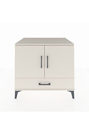 Kronos Şifonyer 2 Raflı Tek Çekmeceli 2 Kapaklı 88x59x80 Aytaşı-Aytaşı