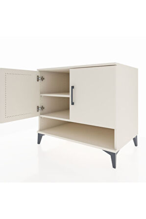 Kronos Şifonyer 2 Raflı 2 Kapaklı 88x59x80 Aytaşı-Aytaşı