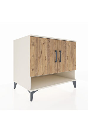 Kronos Şifonyer 2 Raflı 2 Kapaklı 88x59x80 Aytaşı-Çam