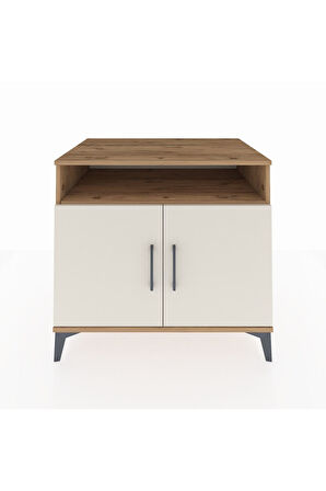 Kronos Şifonyer 2 Raflı 2 Kapaklı 88x59x80 Çam-Aytaşı