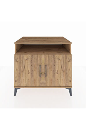 Kronos Şifonyer 2 Raflı 2 Kapaklı 88x59x80 Çam-Çam