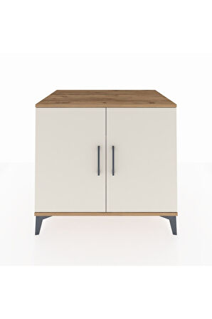 Kronos Şifonyer 2 Raflı 2 Kapaklı 88x59x80 Çam-Aytaşı
