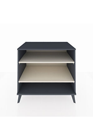 Kronos Şifonyer 2 Raflı 88x59x80 Antrasit-Aytaşı