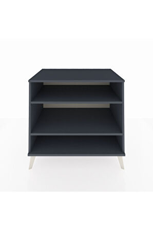 Kronos Şifonyer 2 Raflı 88x59x80 Antrasit-Antrasit