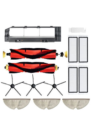 ROBOROCK S6 maxV ve S5 max vacuum uyumlu yedek fırça filtre seti