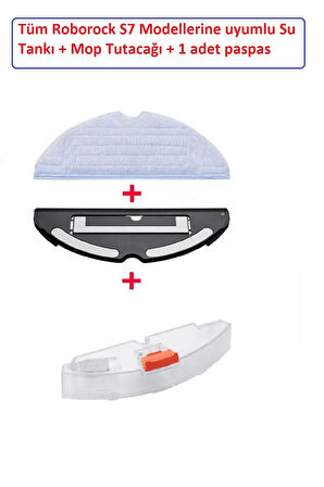 S7 Sonic Mopping Ultra Plus Uyumlu Su Deposu Haznesi Mop Aparatı Ve 1 Adet Paspas