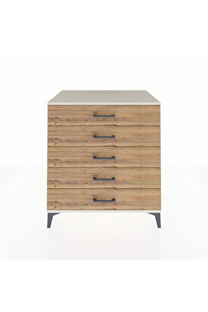 Kronos Şifonyer 5 Çekmeceli 88x59x96 Aytaşı-Çam