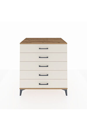 Kronos Şifonyer 5 Çekmeceli 88x59x96 Çam-Aytaşı