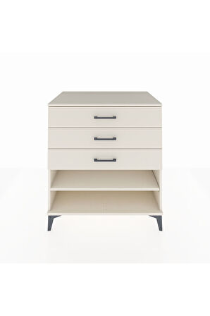 Kronos Şifonyer Tek Raflı 3 Çekmeceli 88x59x96 Aytaşı-Aytaşı