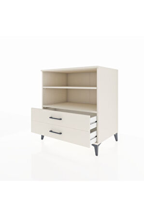 Kronos Şifonyer 2 Raflı 2 Çekmeceli 88x59x96 Aytaşı-Aytaşı