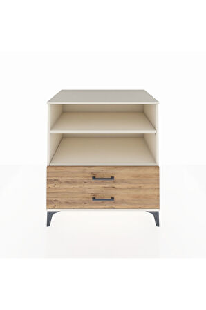 Kronos Şifonyer 2 Raflı 2 Çekmeceli 88x59x96 Aytaşı-Çam