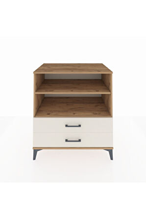 Kronos Şifonyer 2 Raflı 2 Çekmeceli 88x59x96 Çam-Aytaşı